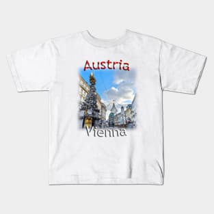 Austria - Vienna townscape Kids T-Shirt